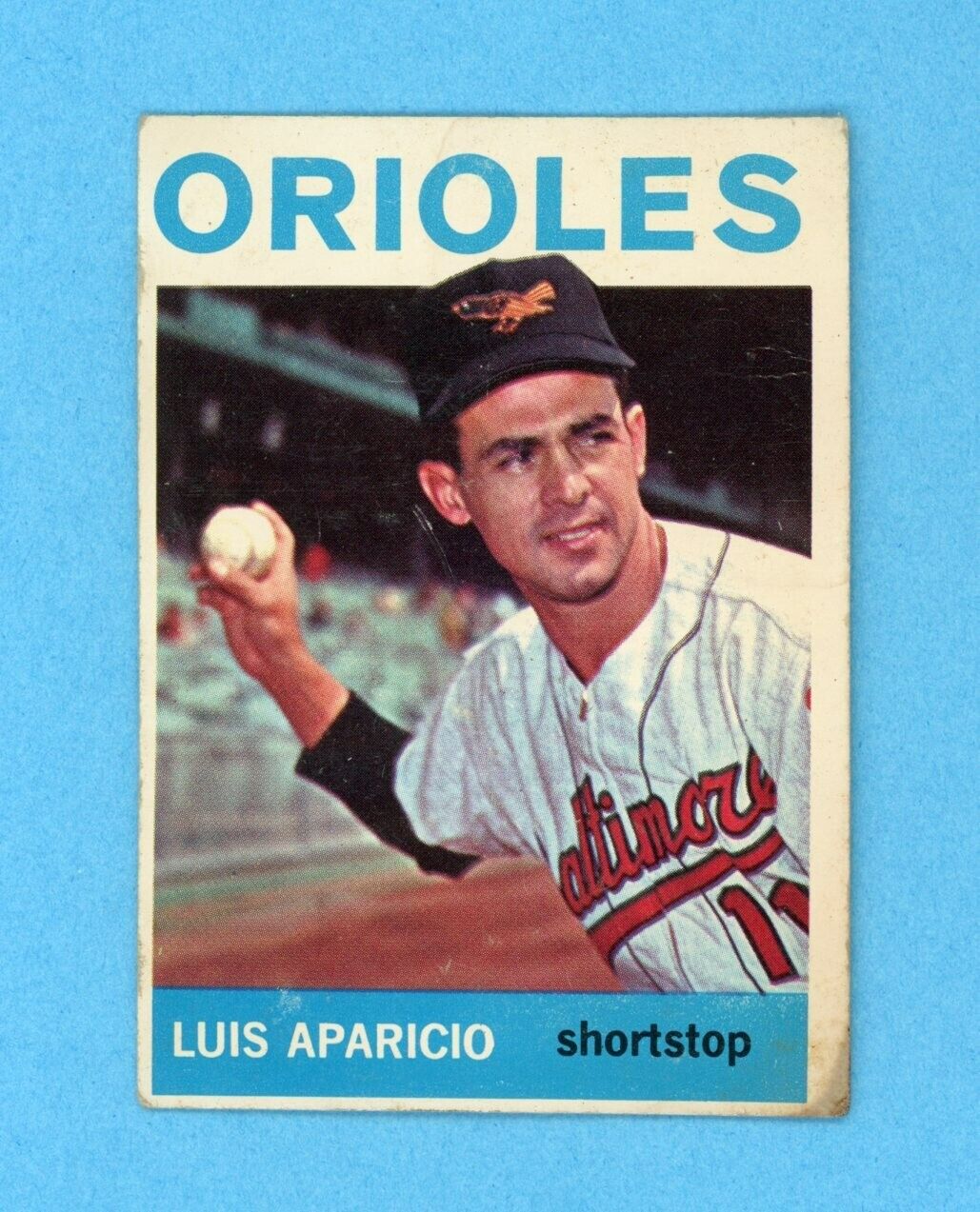 1964 Topps #540 Luis Aparicio Baltimore Orioles High Number Baseball Card LG