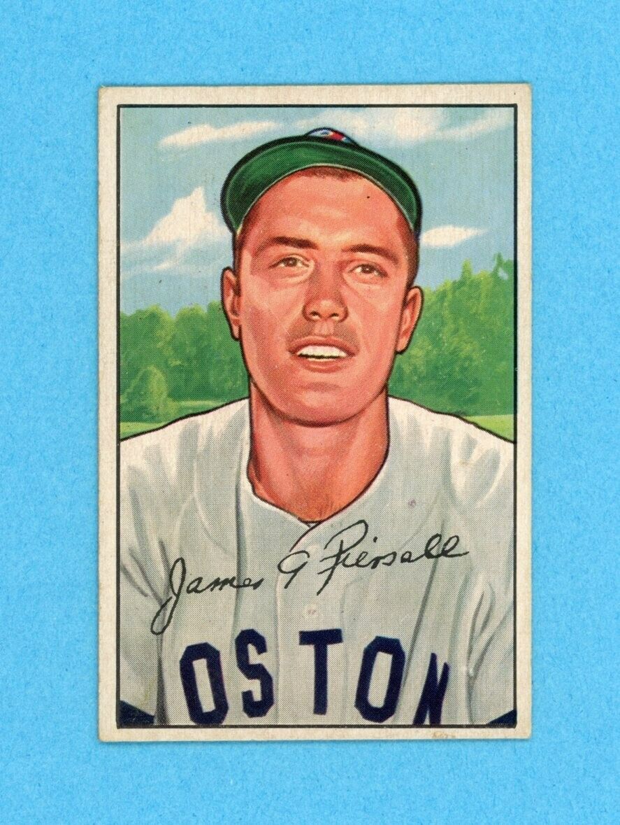 1952 Bowman #189 Jimmy Piersall Boston Red Sox Baseball Card EX - EX+