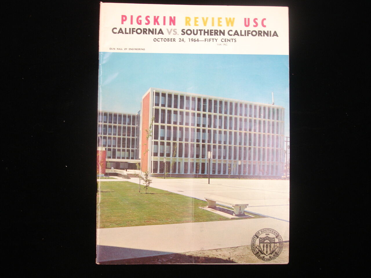 October 24, 1964 Univ. of California vs. Univ. Southern California Program