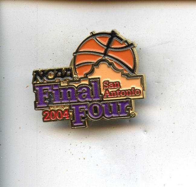 2004 NCAA Basketball Final Four Pin at San Antonio MINT