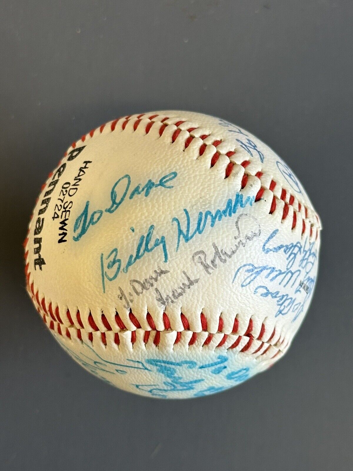 HOFers MULTI SIGNED Baseball inscribed ‘To Dave’  11 sigs w/ Sewell Mathews Kell