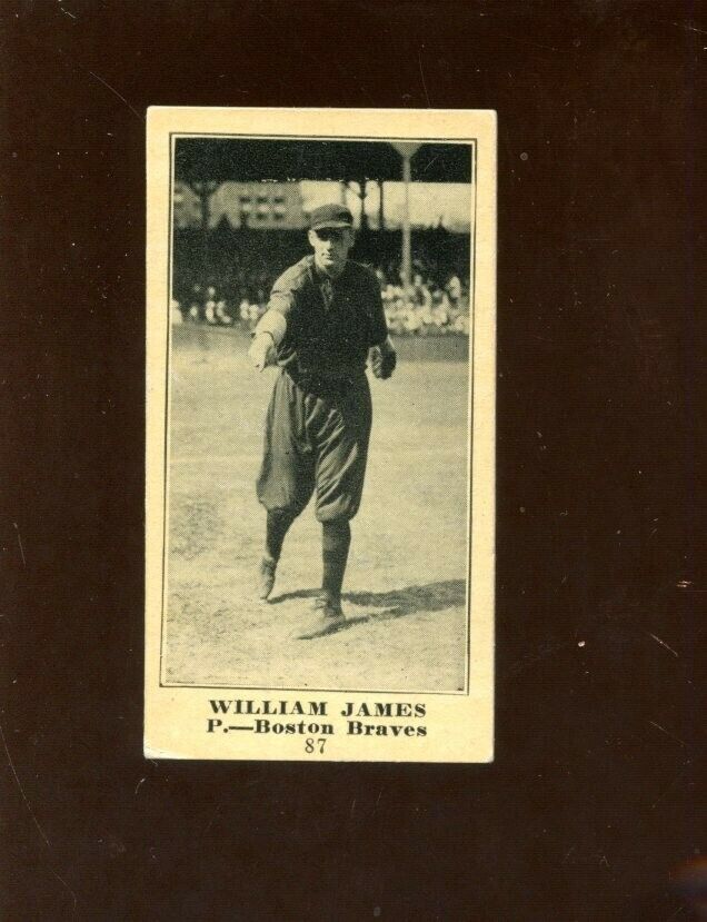 1916 M101-5 Famous-Barr Co. Baseball Card #87 William James EXMT