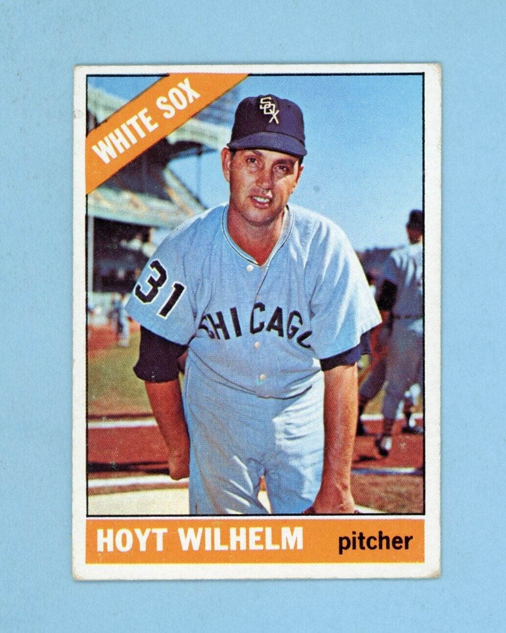 1966 Topps #510 Hoyt Wilhelm Chicago White Sox Baseball Card Vg/Ex