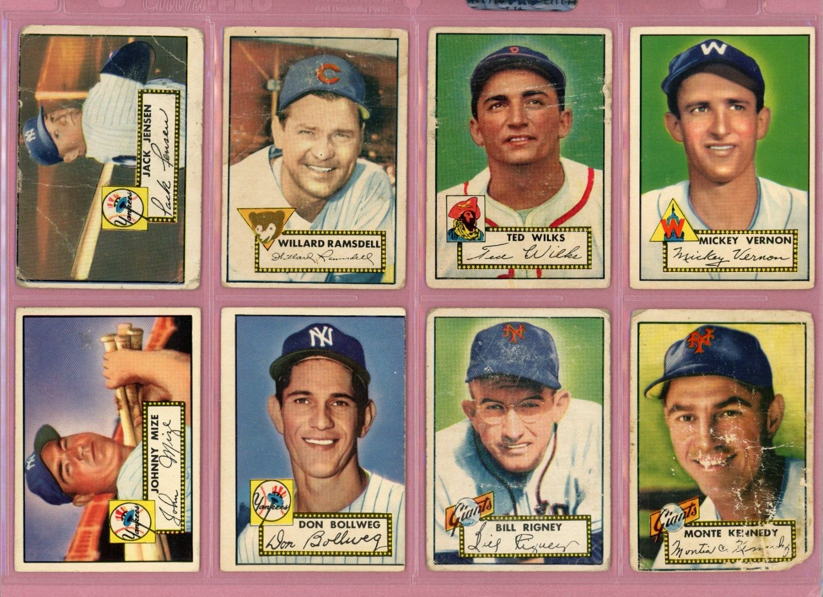 1952 Topps Starter Set Lot of 37 Different Baseball Cards Low Grade