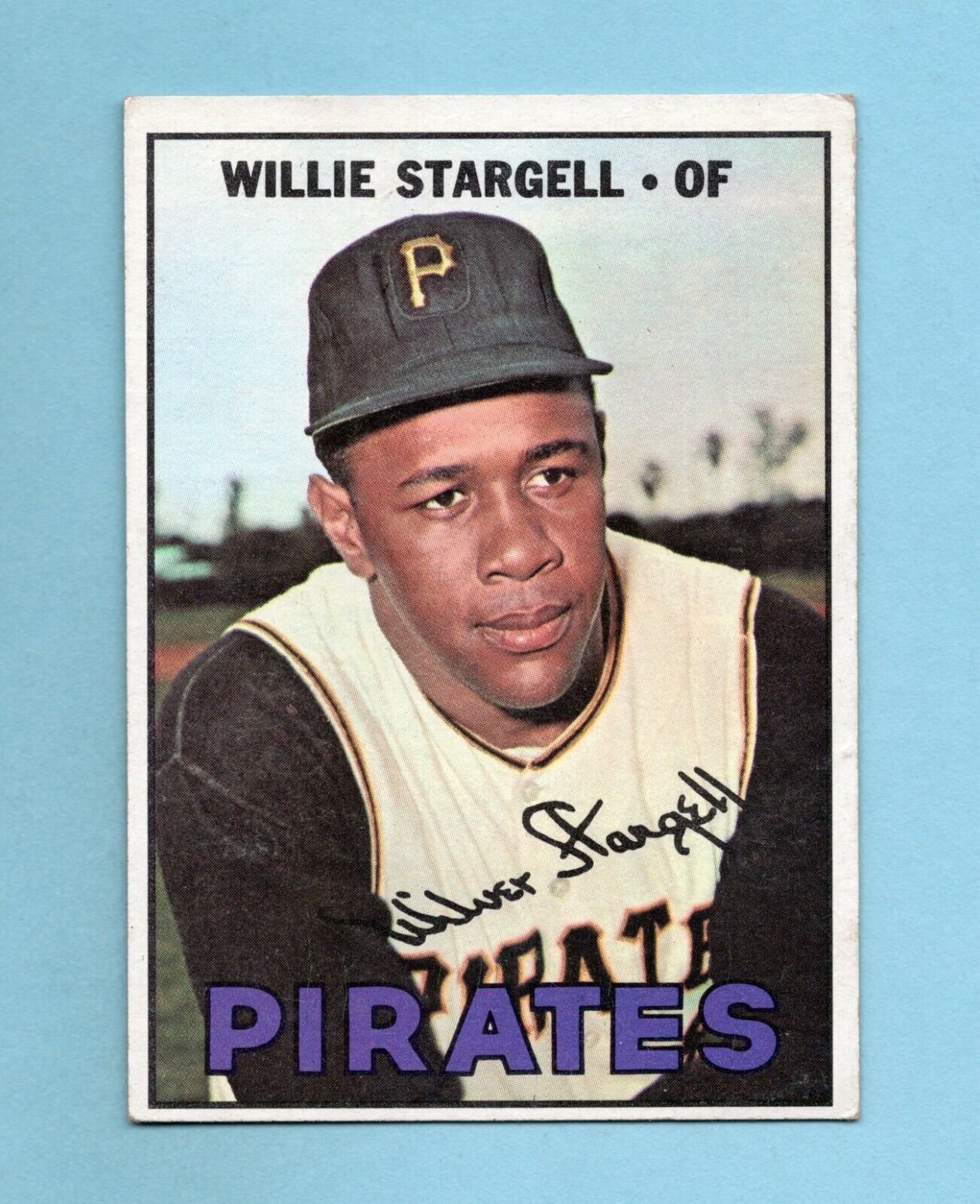 1967 Topps #140 Willie Stargell Pittsburgh Pirates Baseball Card EX - EX+