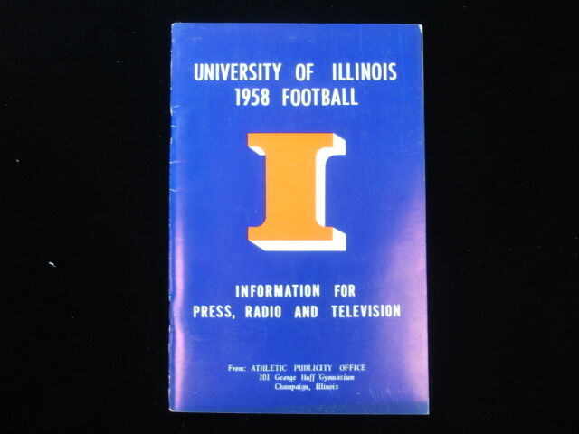 1958 University of Illinois Press,TV,Radio Guide EX+