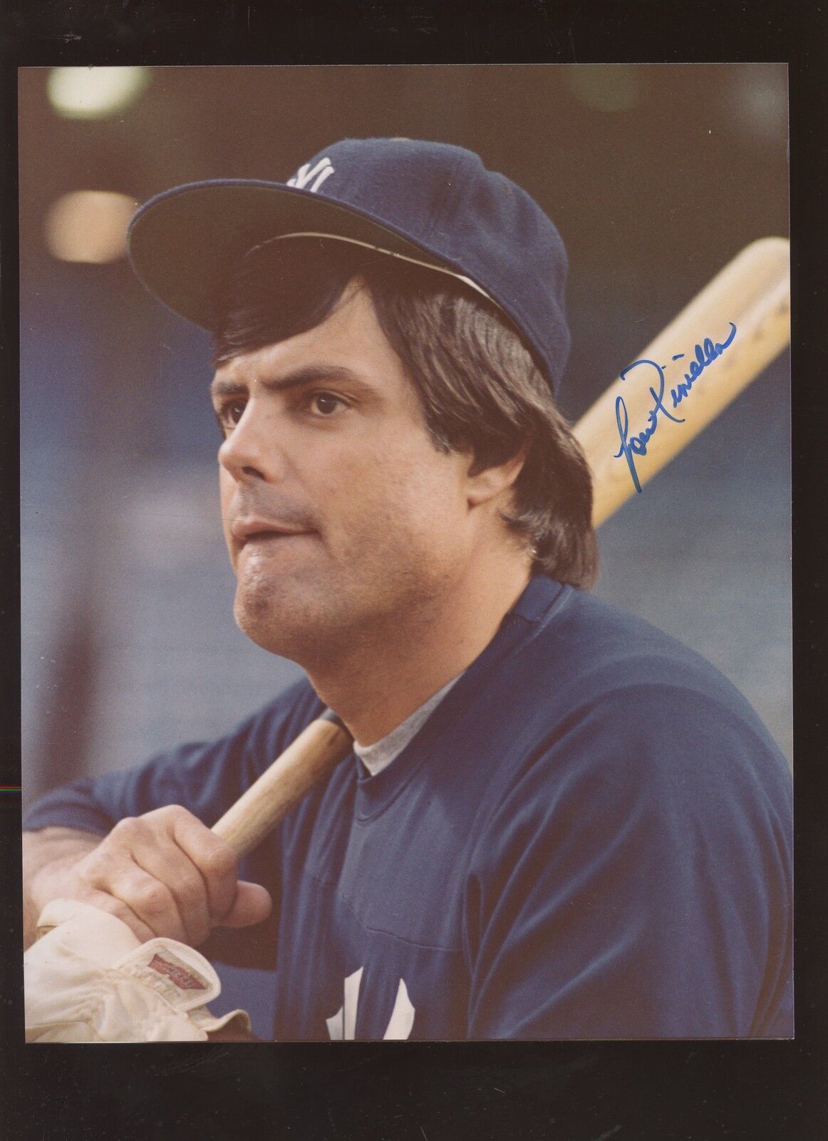 Lou Piniella New York Yankees 8 X 10 Photo Autographed Hologram