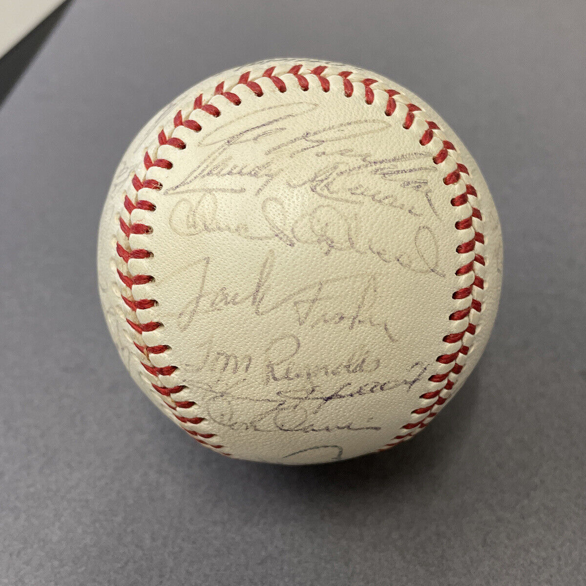 1967 NY Mets Team Signed Baseball with Rookie Tom Seaver, Ken Boyer, etc JSA LOA