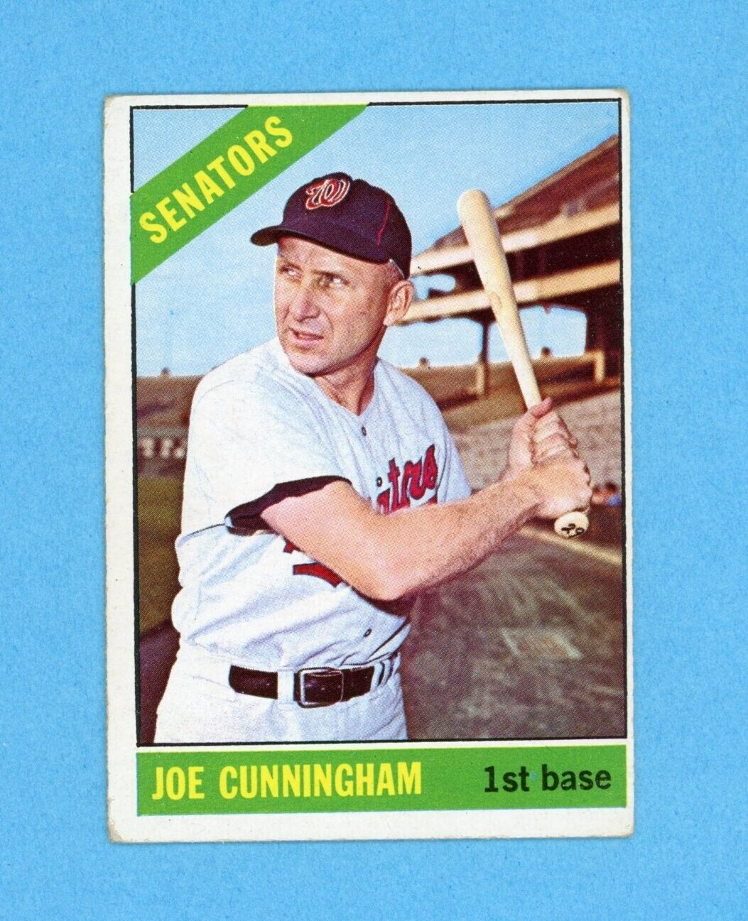 1966 Topps #531 Joe Cunningham Wash Senators High Number Baseball Card Vg/Vg+