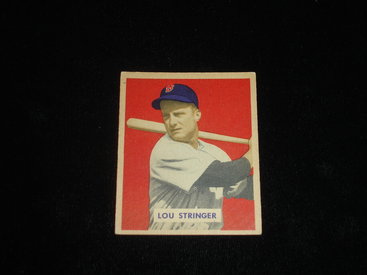 1949 Bowman Baseball Card-Lou Stringer-Boston Red Sox-#183-EX+