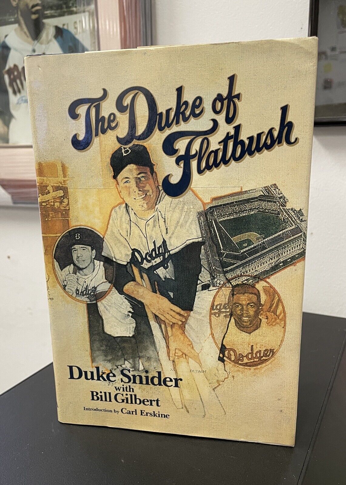 Duke Snider Signed Book • The Duke of Flatbush • Auto with B&E Hologram