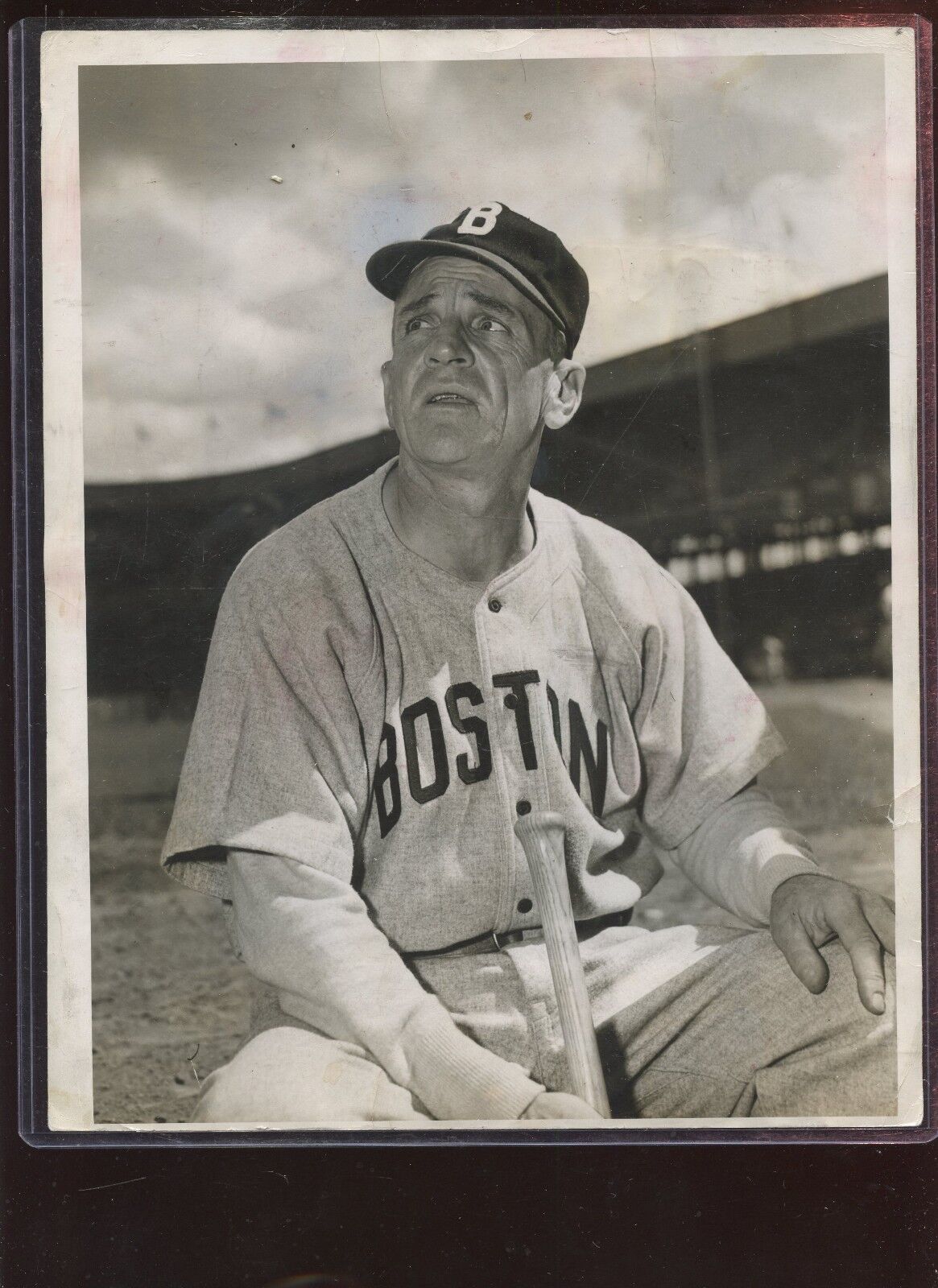 Original May 11 1941 Casey Stengel Boston Braves Culver 8 X 10 Wire Photo