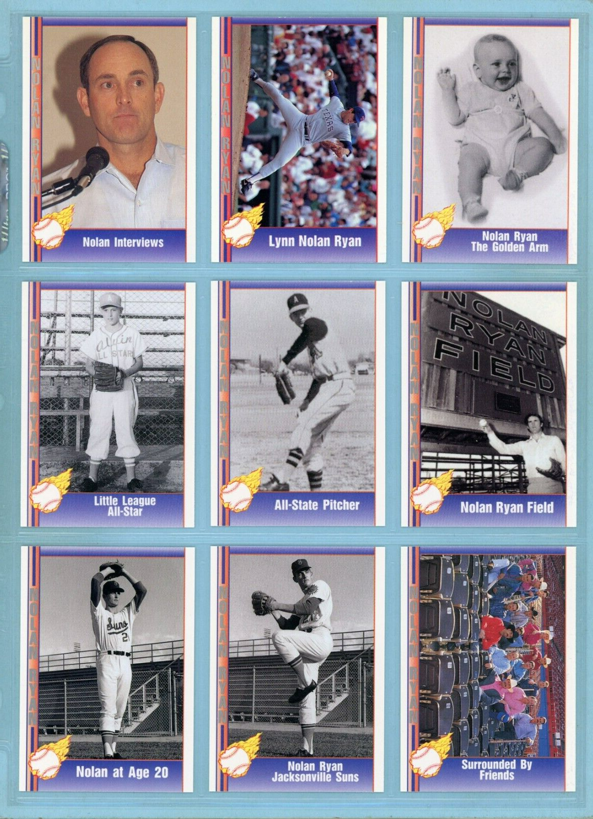 1991, 1992, 1993 Pacific Nolan Ryan Texas Express 3 Sets of Baseball Cards NM