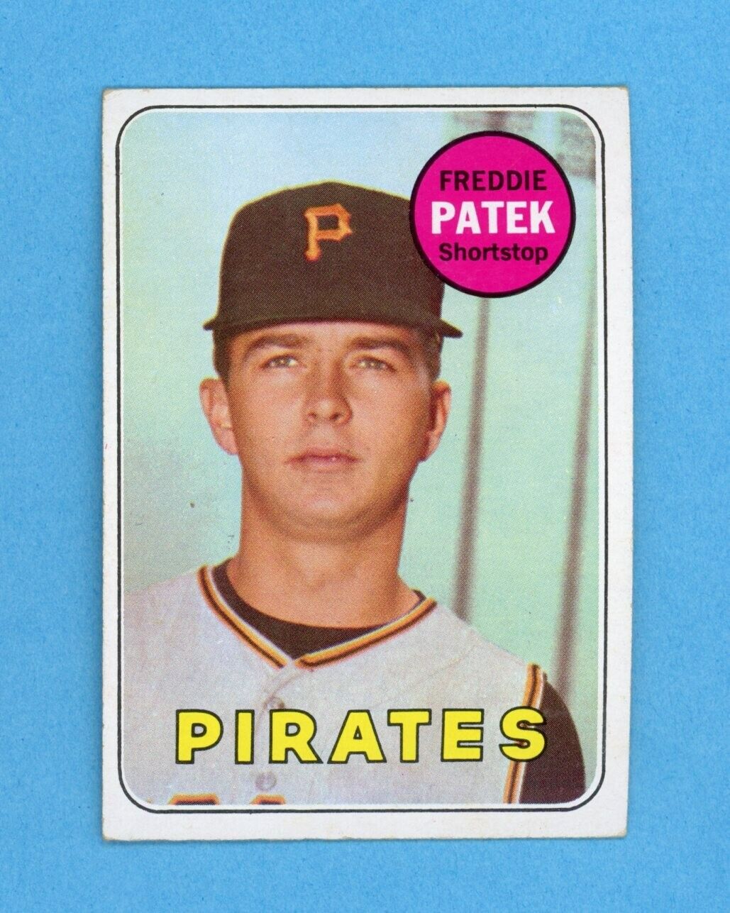 1969 Topps #219 Freddie Patek Pittsburgh Pirates Rookie Baseball Card Vg/Ex