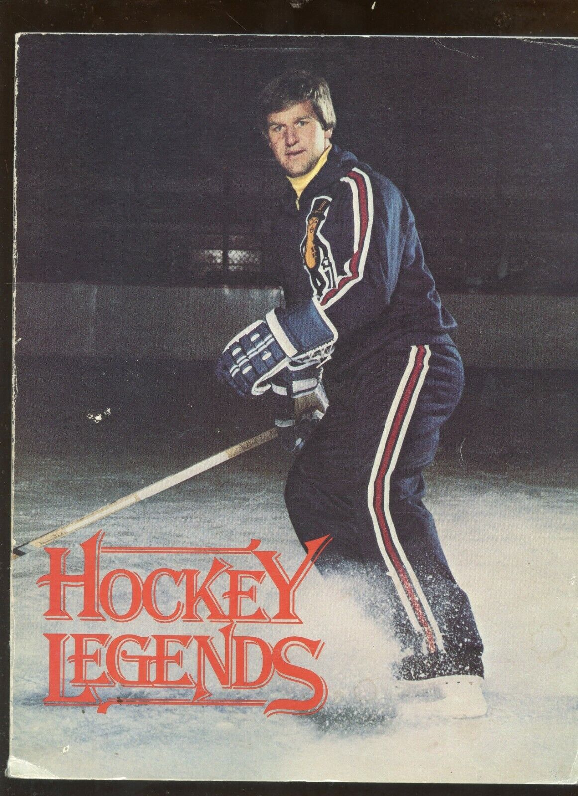 1982 Hockey Legends With Bobby Orr Front Cover VGEX