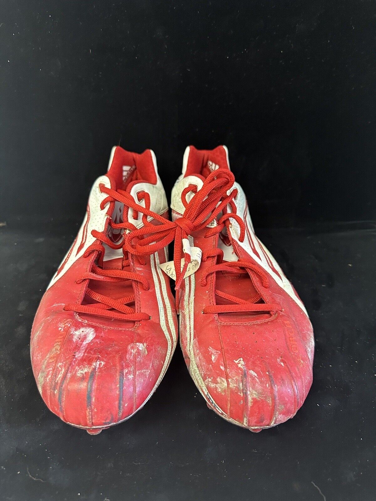 2004 Stefan LeFors #17 Louisville Liberty Bowl GAME USED SIGNED Cleats w/ PHOTO