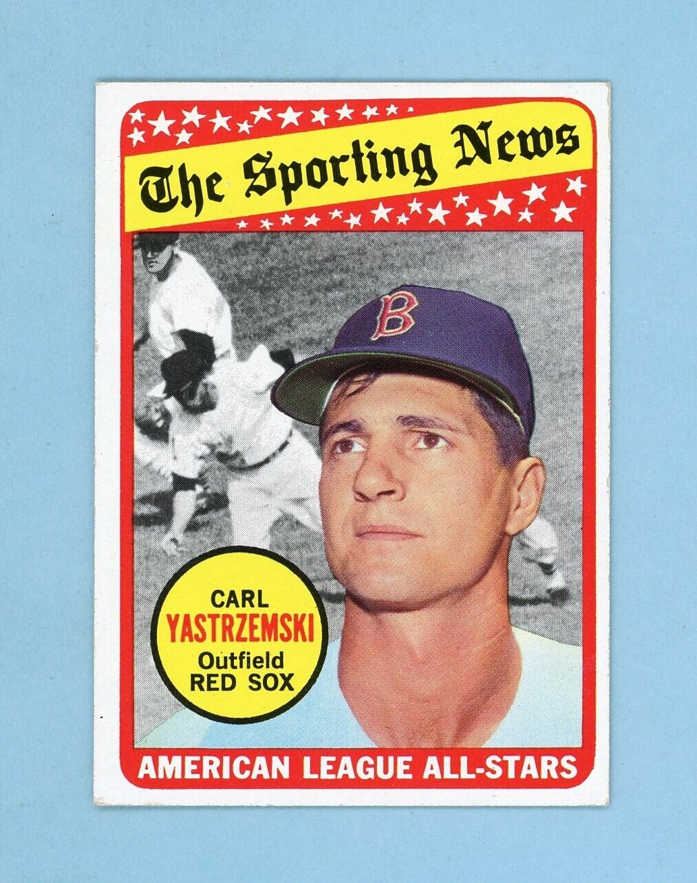 1969 Topps #425 Carl Yastrzemski All-Star Boston Red Sox Baseball Card EX+