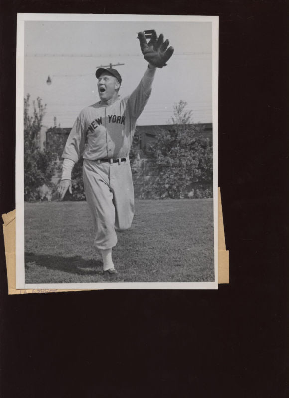 Original 1942 Red Rolfe Training Wire Photo