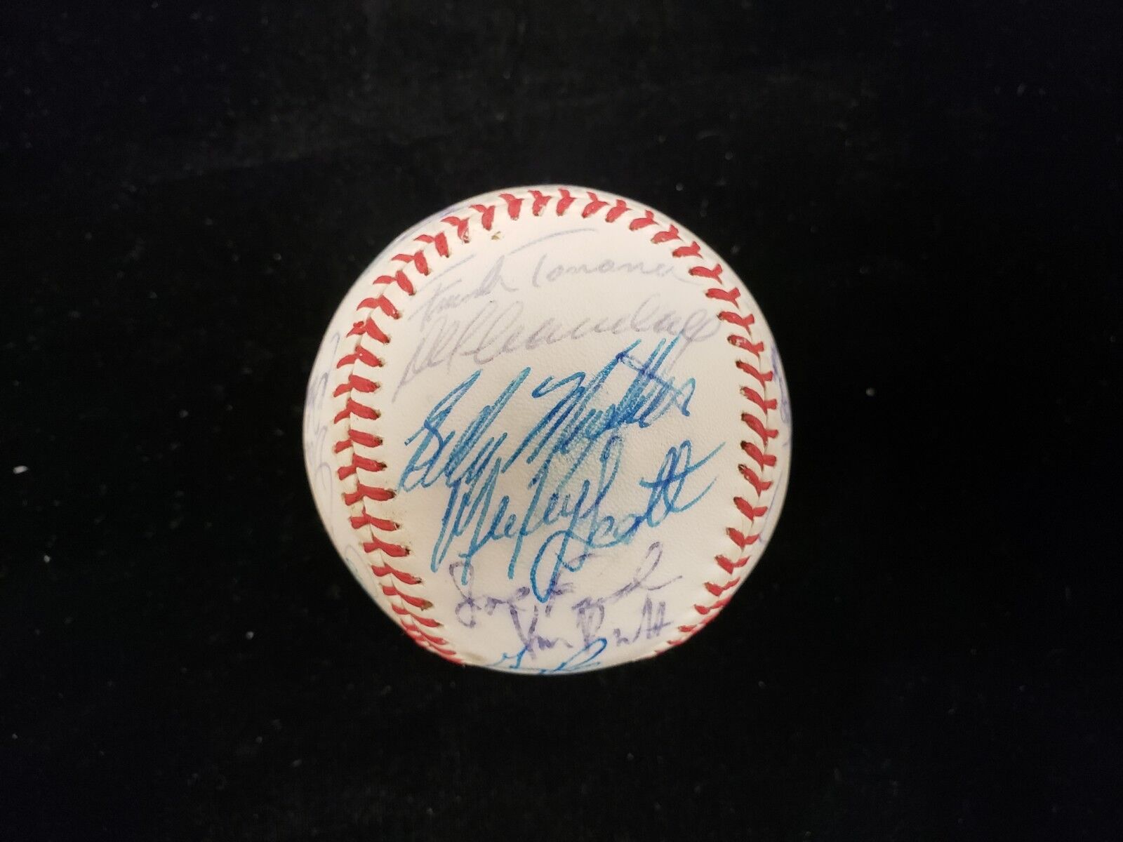 1977 California Angels Autographed Baseball - 27 Signatures - JSA LOA