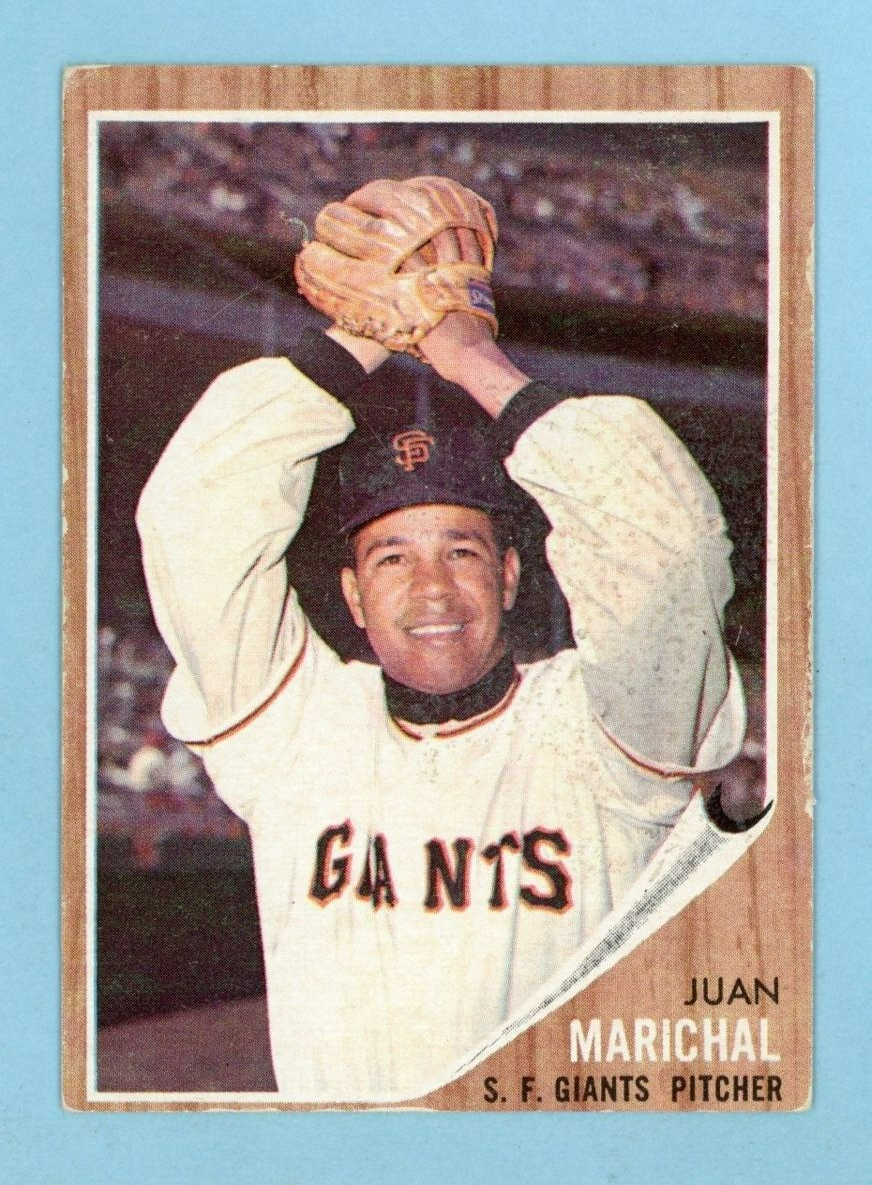 1962 Topps #505 Juan Marichal SF Giants Semi High Number Baseball Card EX oc twc