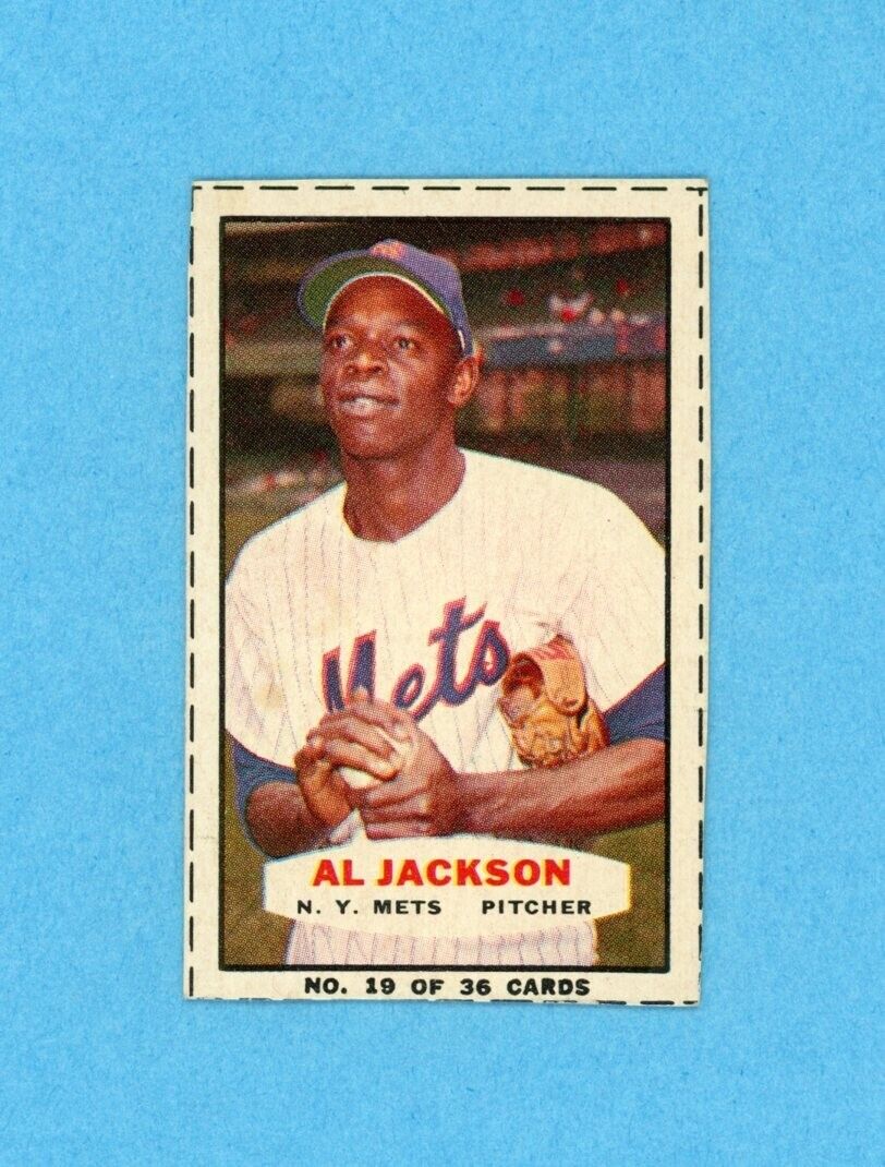 1963 Bazooka #19 Al Jackson New York Mets Baseball Card