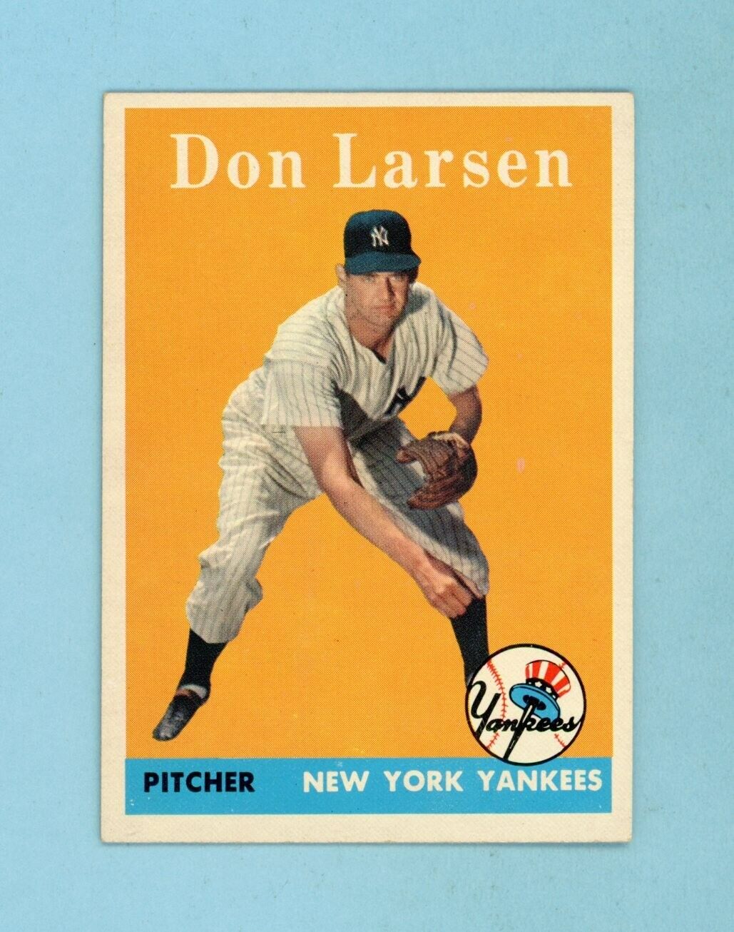 1958 Topps #161 Don Larsen New York Yankees Baseball Card Ex/Mt