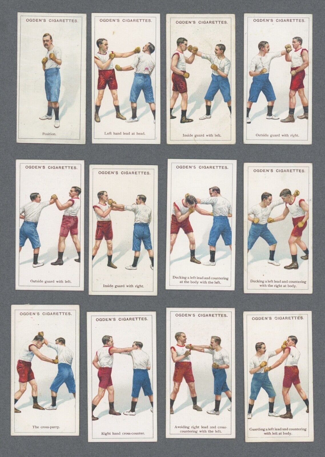 1914 Ogden's Boxing Complete Tobacco Card Set of 25 ex-mt