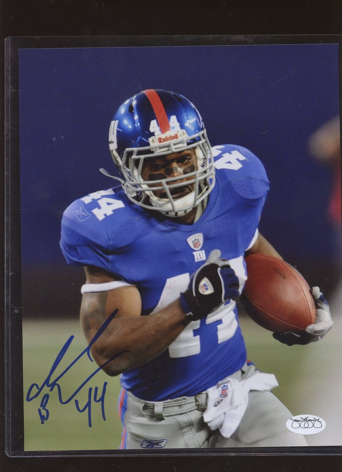 Ahmad Bradshaw New York Giants NFL Football Autographed Photo #1 Hologram