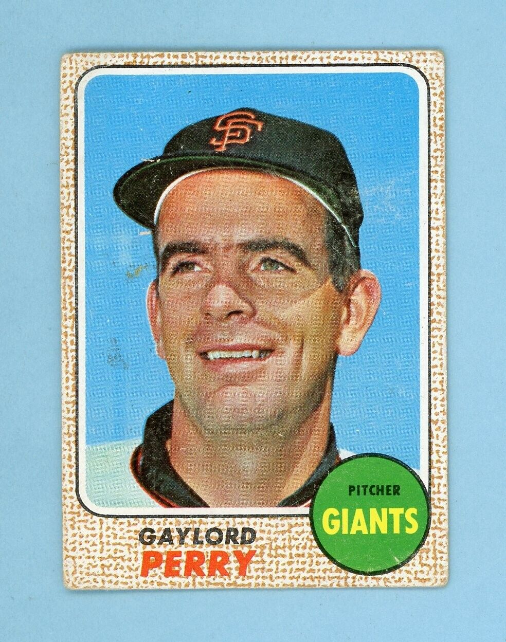 1968 Topps #85 Gaylord Perry San Francisco Giants Baseball Card Low Grade