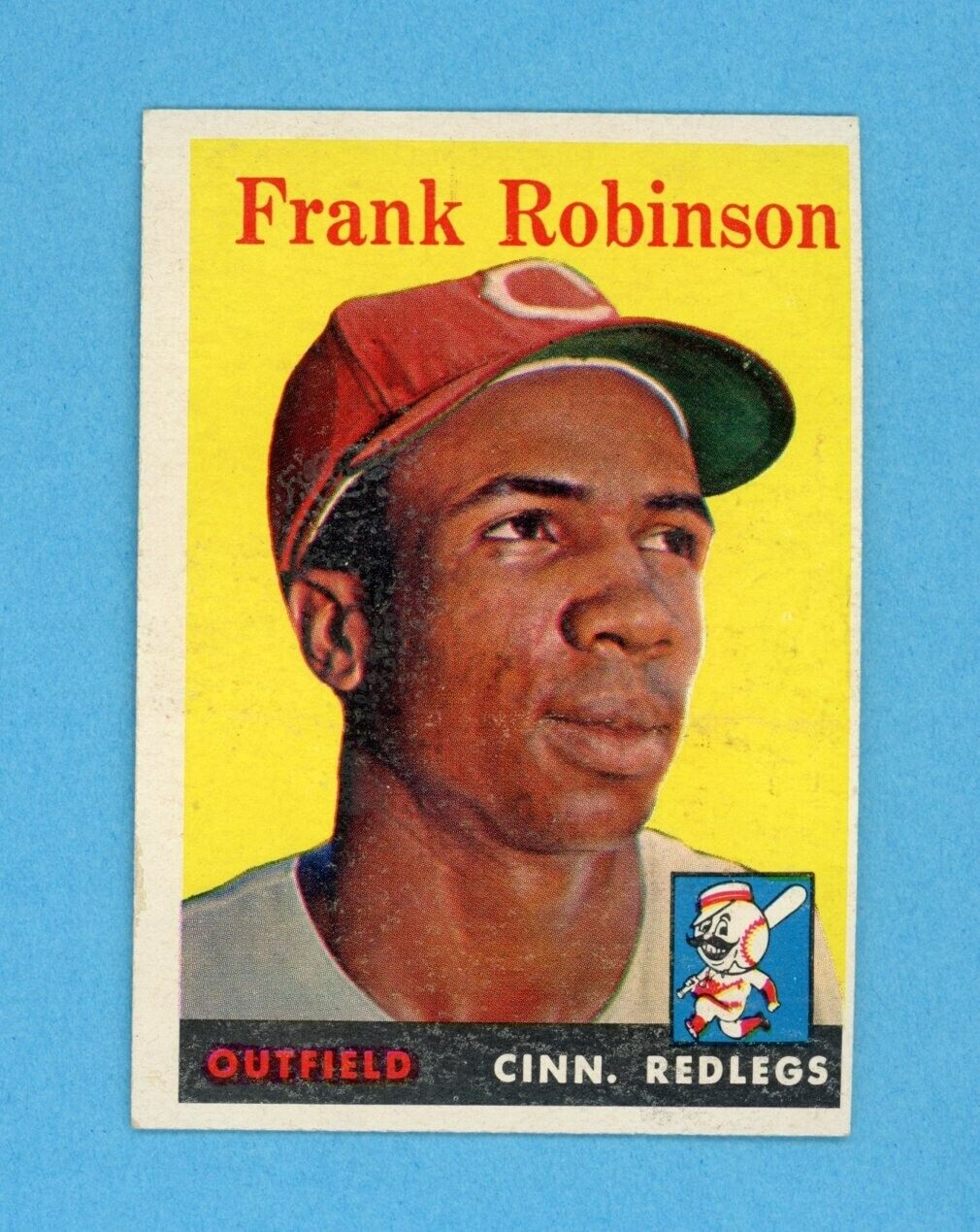 1958 Topps #285 Frank Robinson Cincinnati Redlegs Baseball Card E++ - E/M oc isu