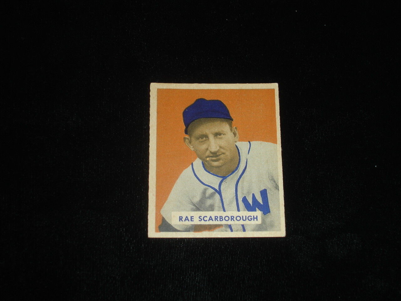 1949 Bowman Baseball Card-Ray Scarborough-Washington Senators-#140-EX+