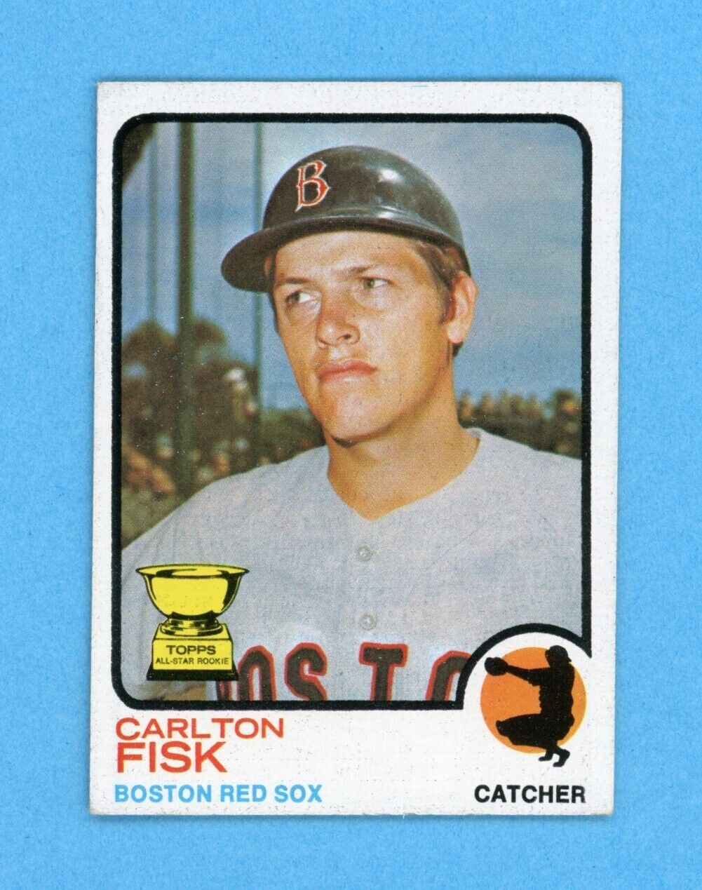 1973 Topps #193 Carlton Fisk Boston Red Sox Baseball Card EX+