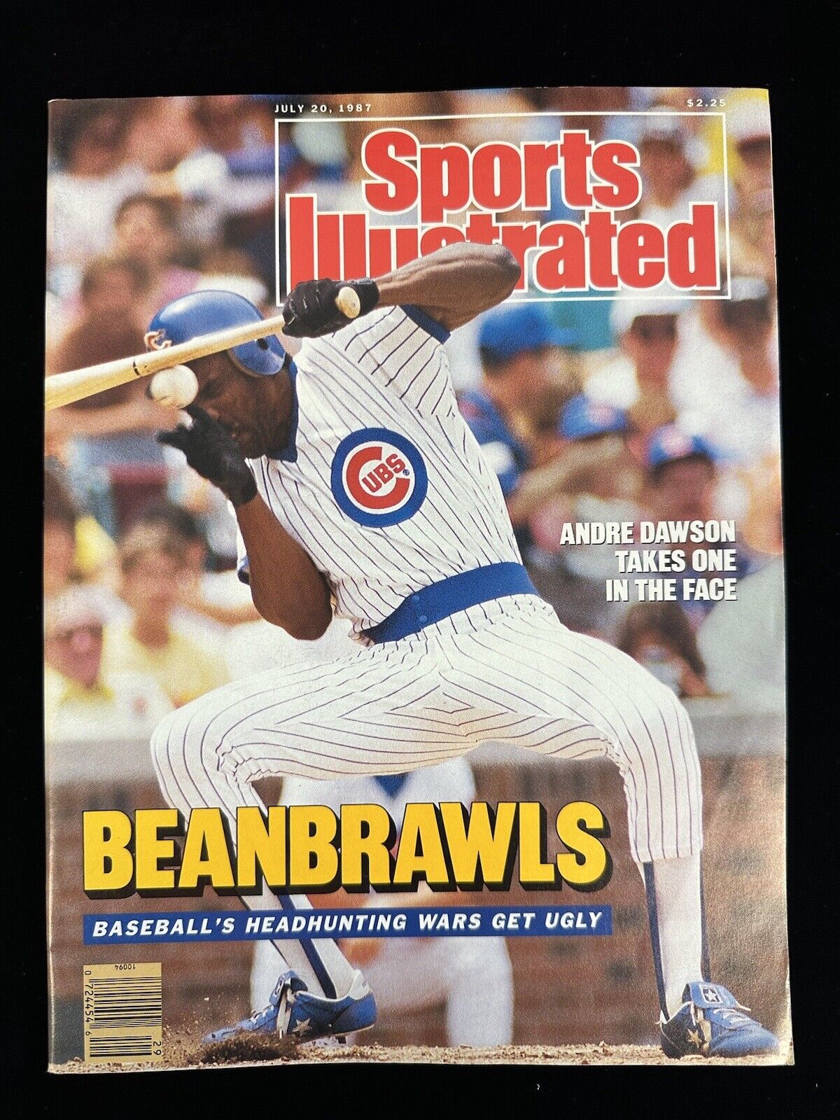 Lot of (2) 1987 Sports Illustrated Magazines Andre Dawson Cubs NO MAILING LABELS