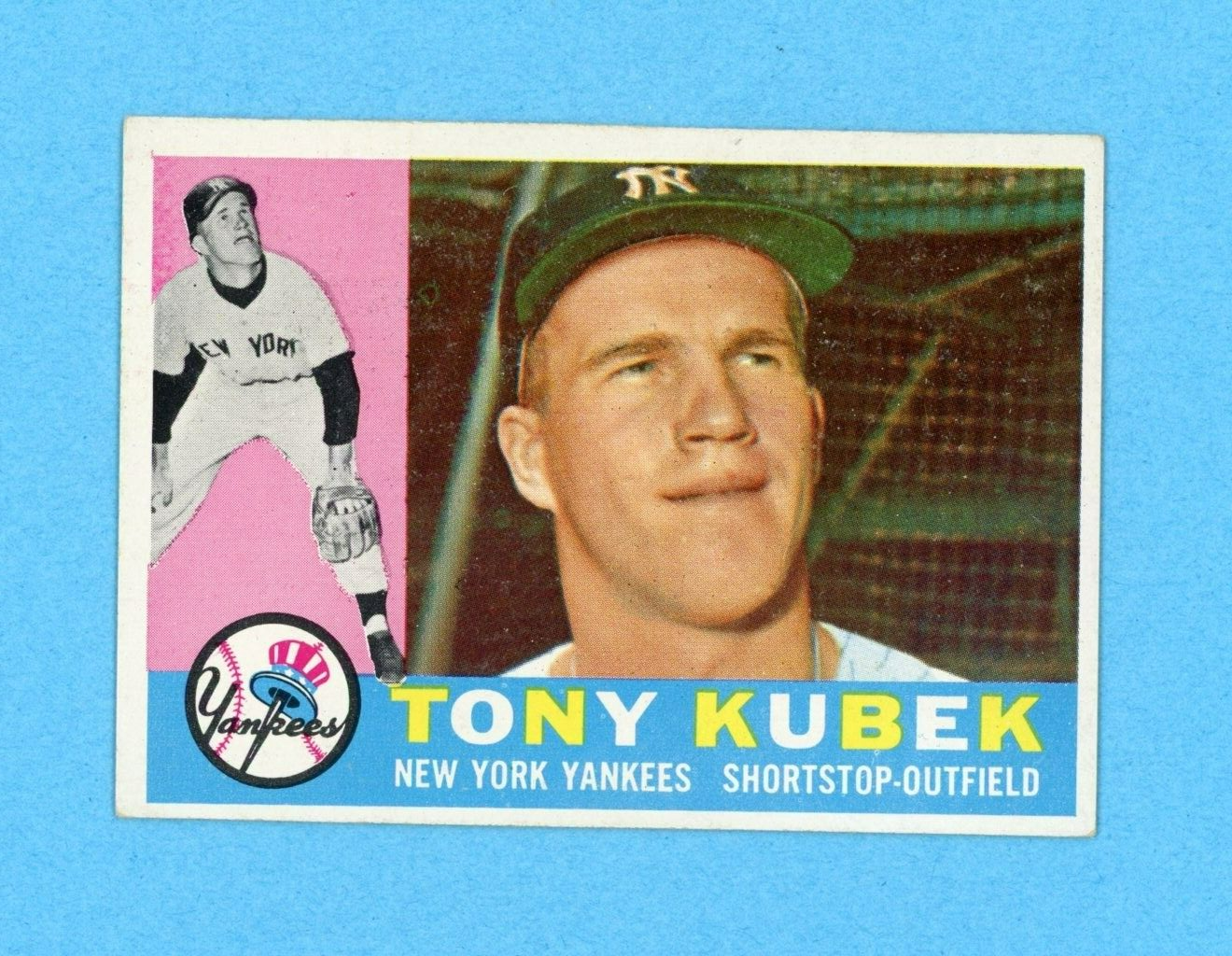 1960 Topps #83 Tony Kubek New York Yankees Baseball Card EX+ - Ex/Mt