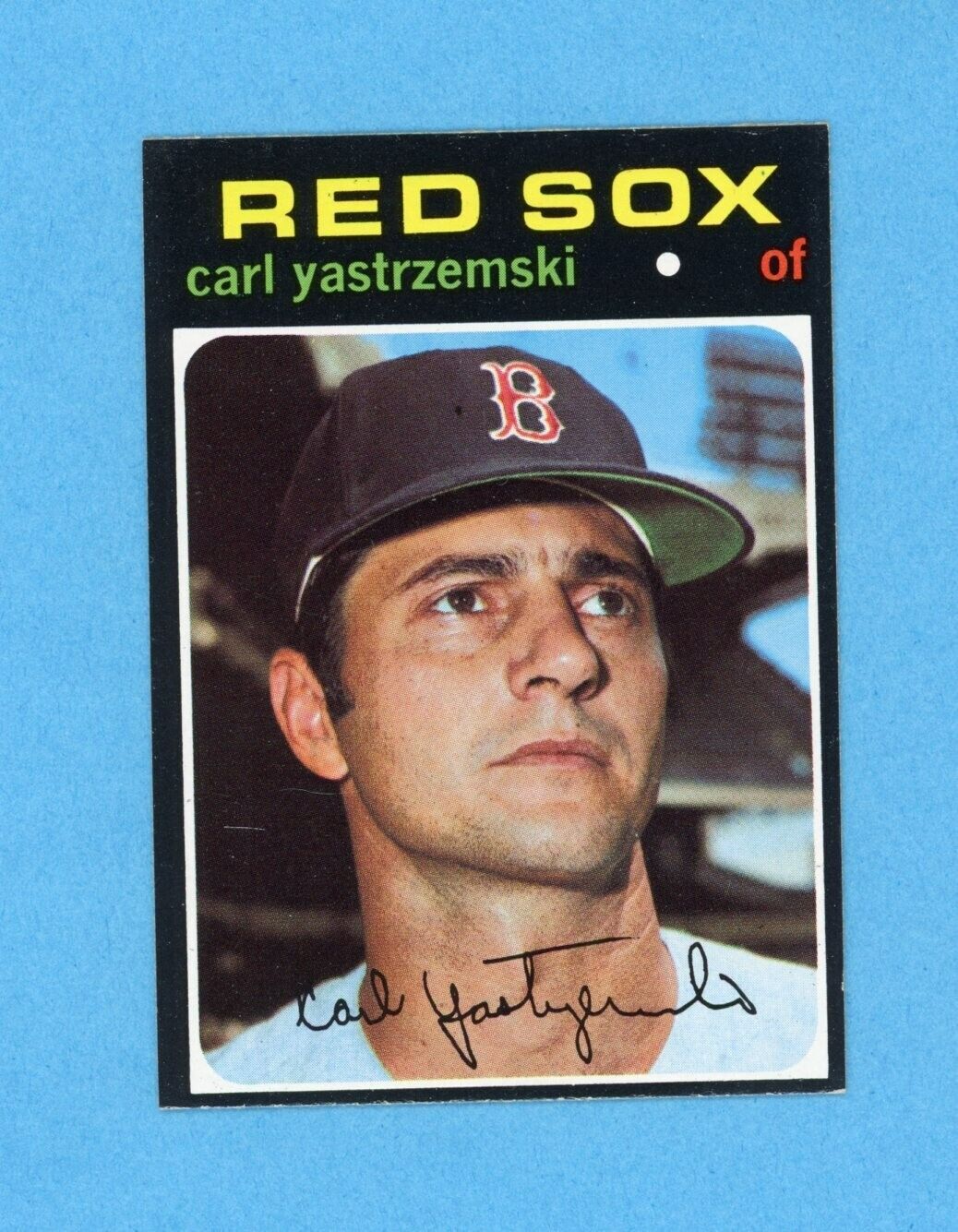 1971 Topps #530 Carl Yastrzemski Boston Red Sox Baseball Card Ex/Mt - NM