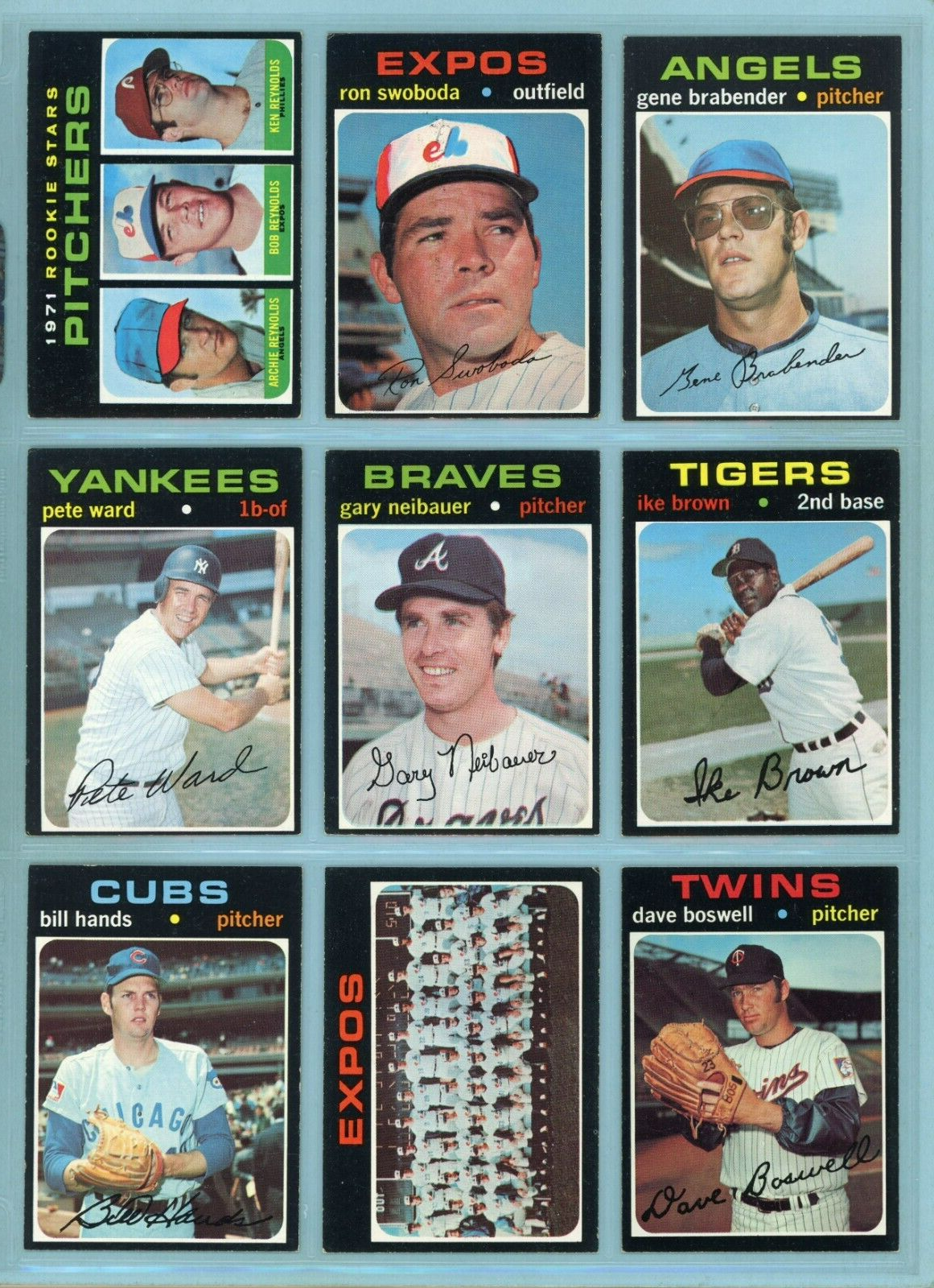 1971 Topps Starter Set Lot of 90 Different High Number Baseball Cards Ex/Mt sbsl