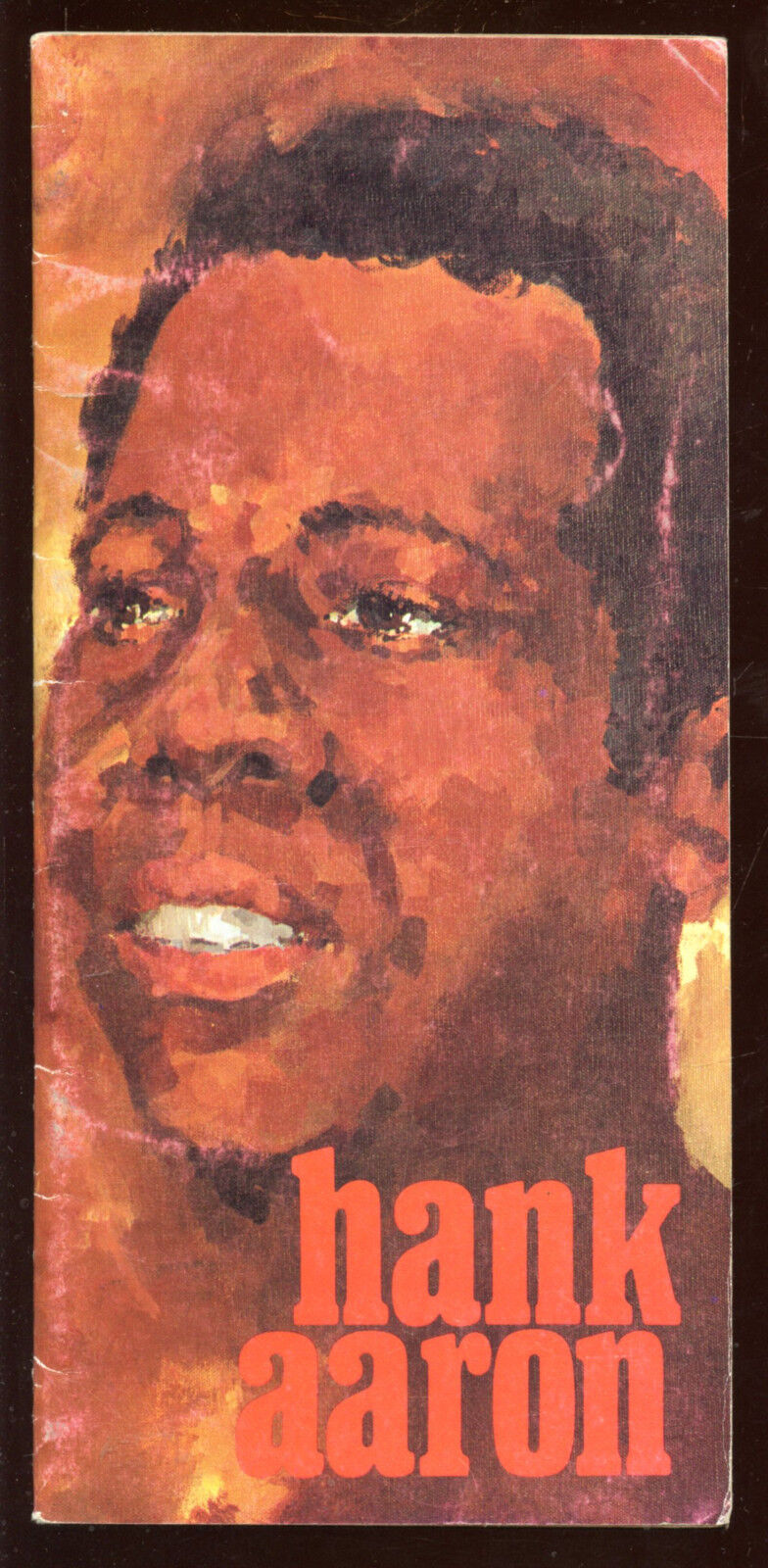 1973 Hank Aaron Press Radio TV Media Guide VGEX+