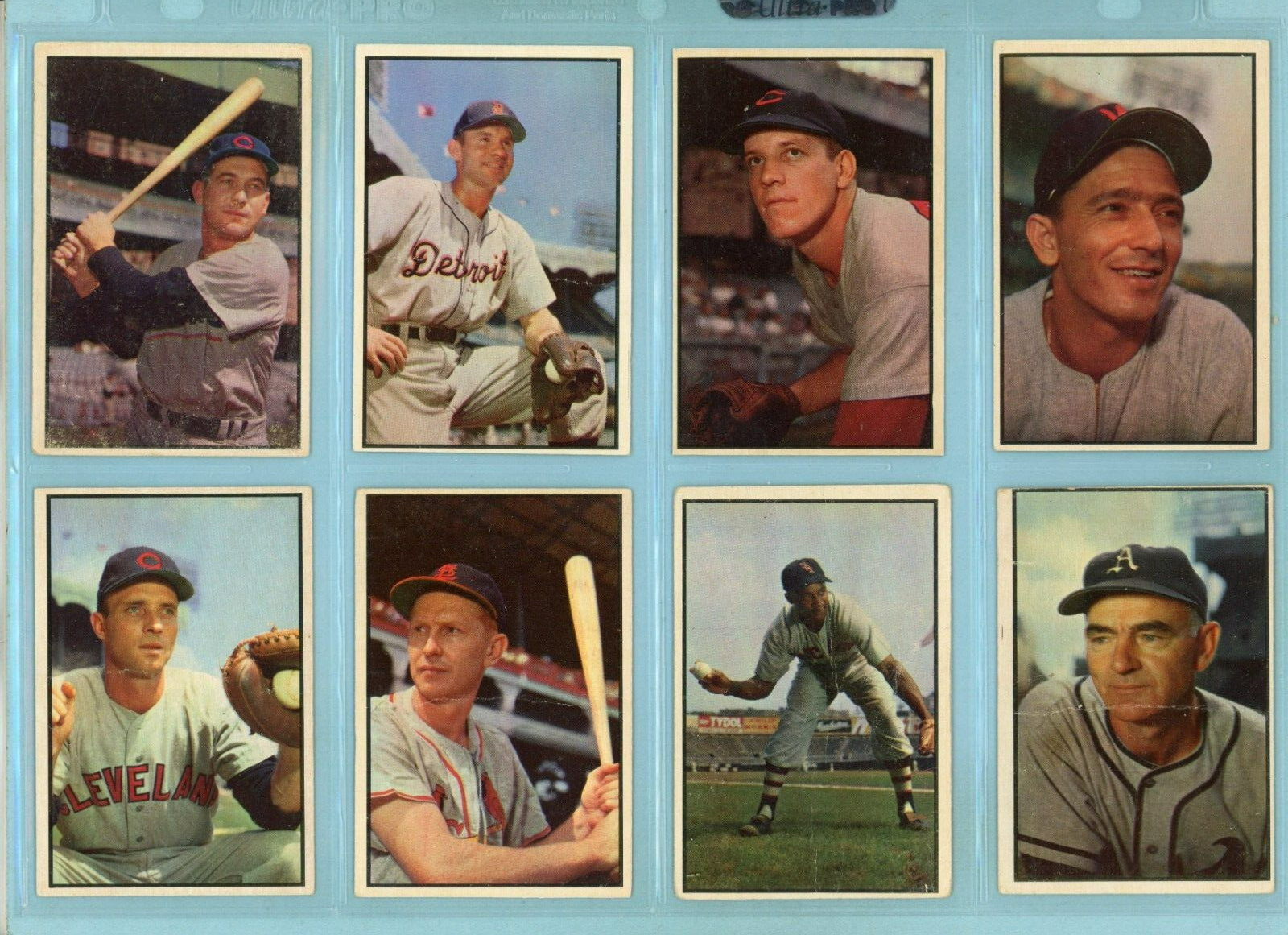 1953 Bowman Color Starter Set Lot of 107 Different Baseball Cards Low Grade