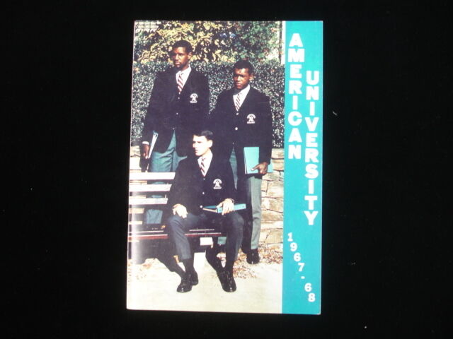 1967 - 1968 American University Basketball Press Guide EX+