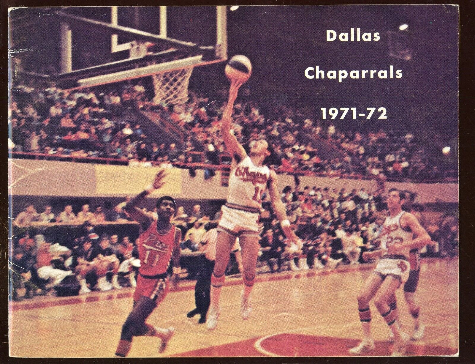 1971/1972 ABA Basketball Dallas Chaparrals Media Guide VGEX