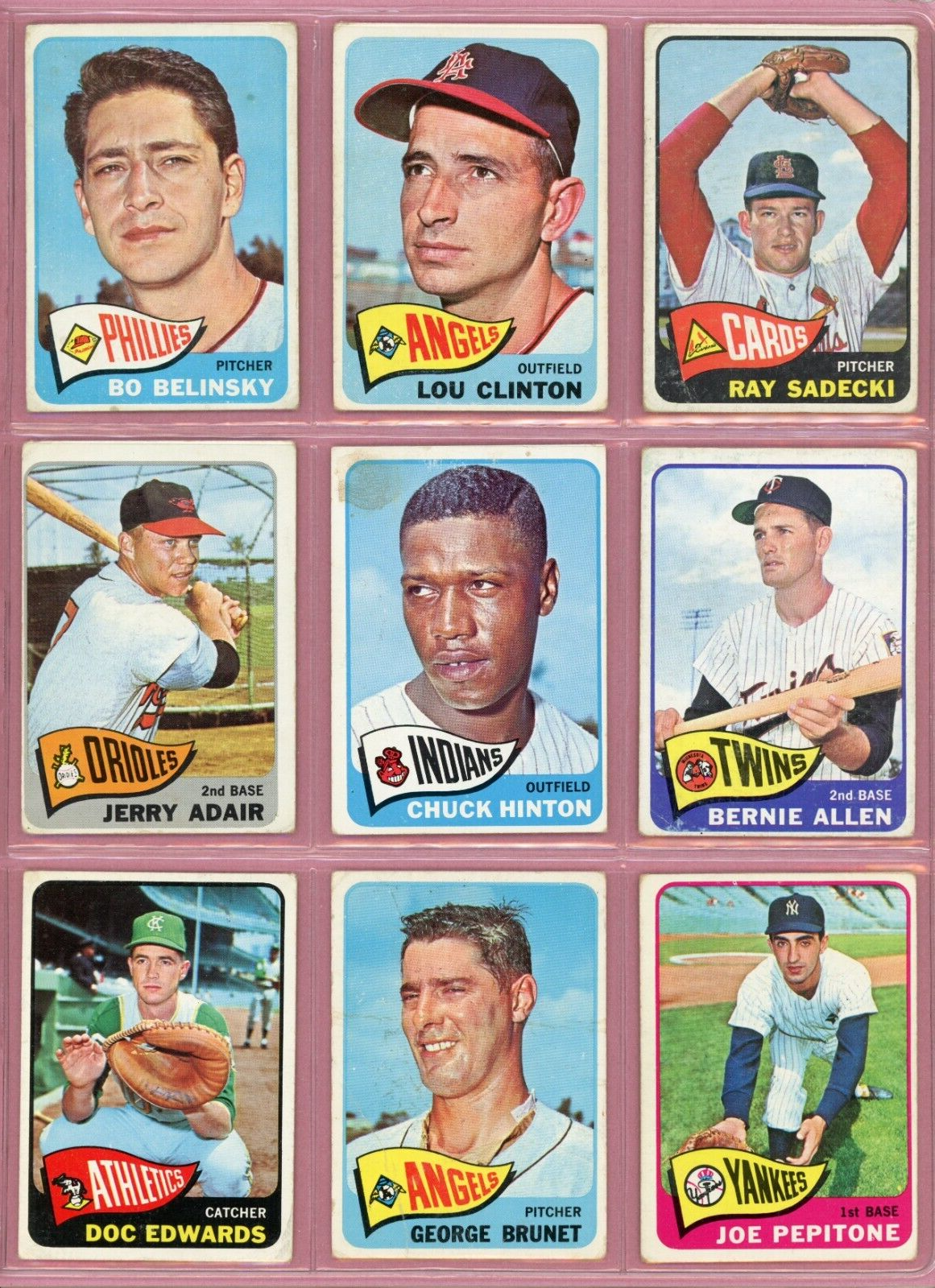 1965 Topps Starter Set Lot of 128 Different Baseball Cards Low Grade