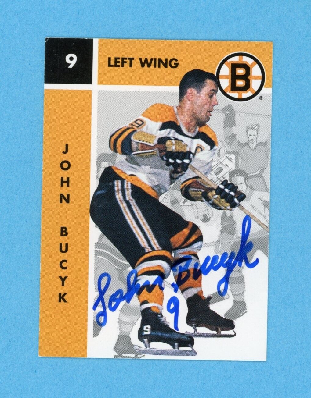 John Bucyk Boston Bruins 1995-96 Parkhurst 1966-67 #5 Autographed Hockey Card