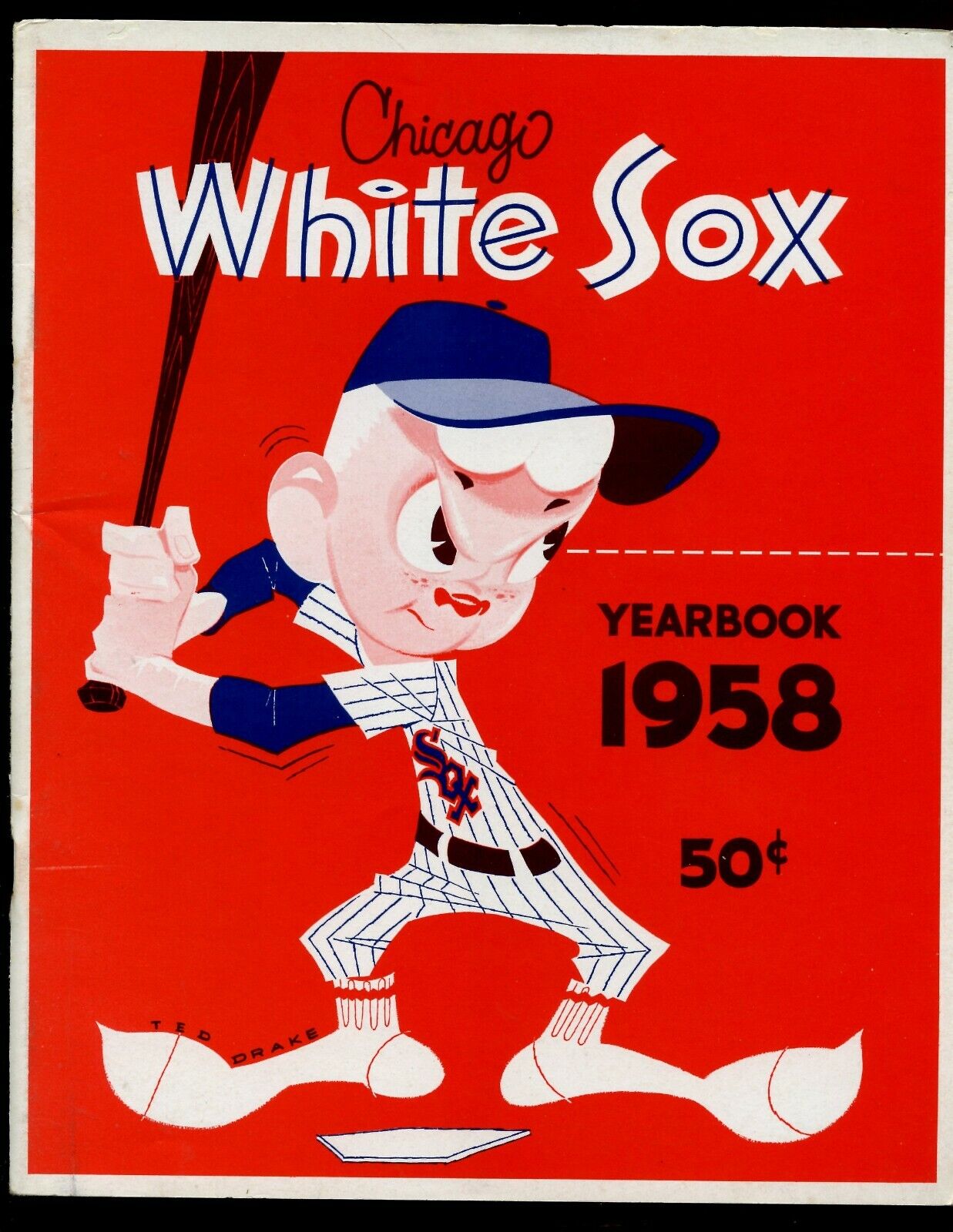 1958 MLB Baseball Chicago White Sox Yearbook EXMT