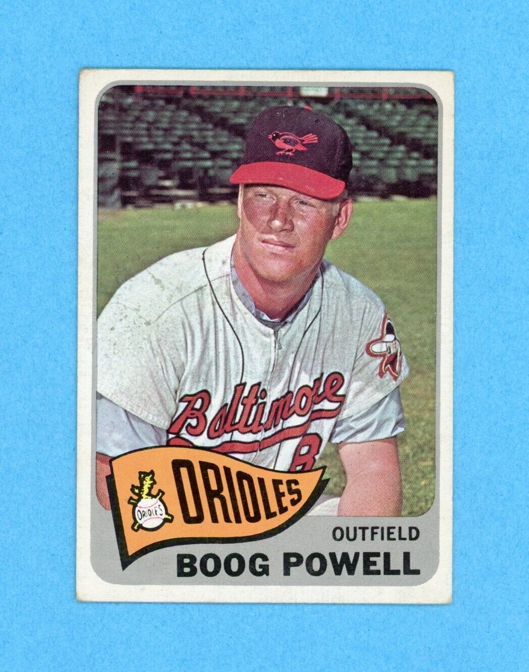 1965 Topps #560 Boog Powell Baltimore Orioles Baseball Card Vg/Ex wrk