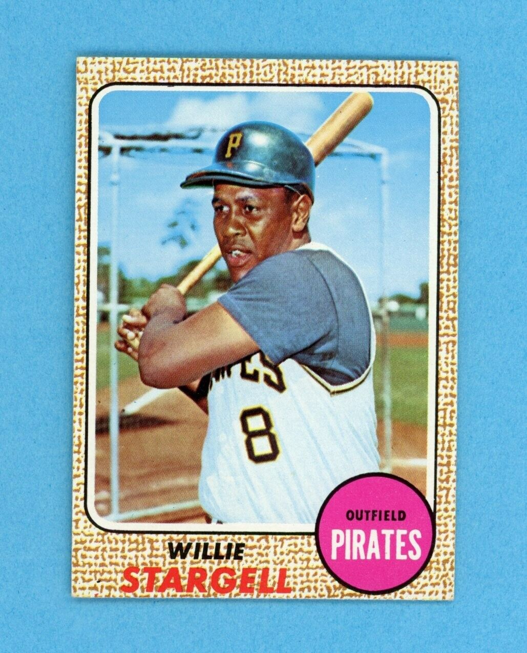 1968 Topps #86 Willie Stargell Pittsburgh Pirates Baseball Card Ex/Mt o/c