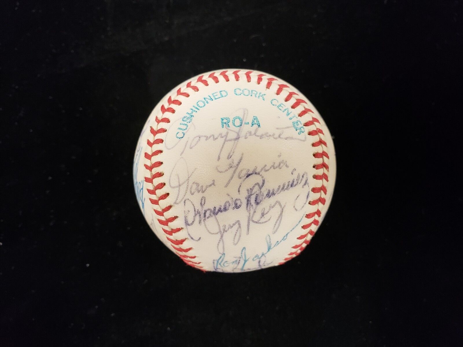 1977 California Angels Autographed Baseball - 27 Signatures - JSA LOA