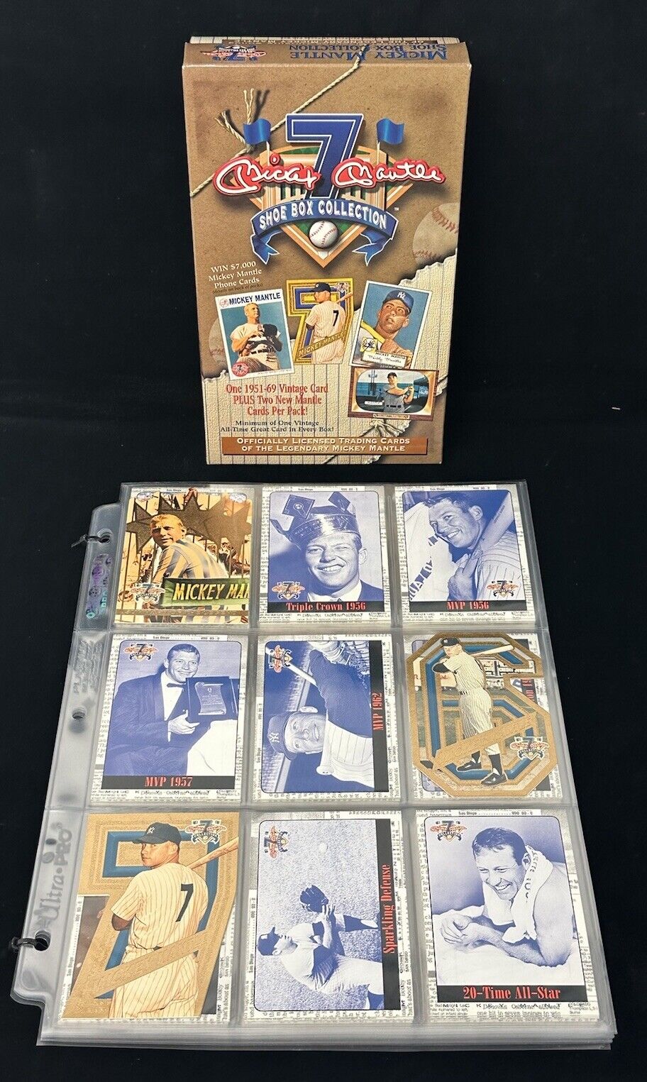 1997 Scoreboard Mickey Mantle New York Yankees Complete Set of 75 - NM-MT w/ Box