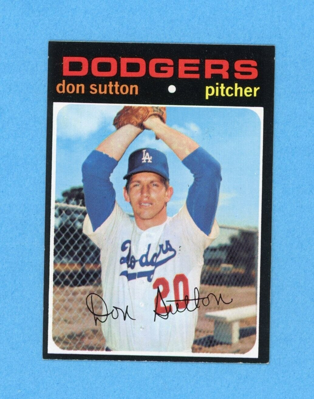 1971 Topps #361 Don Sutton Los Angeles Dodgers Baseball Card Ex/Mt - NM