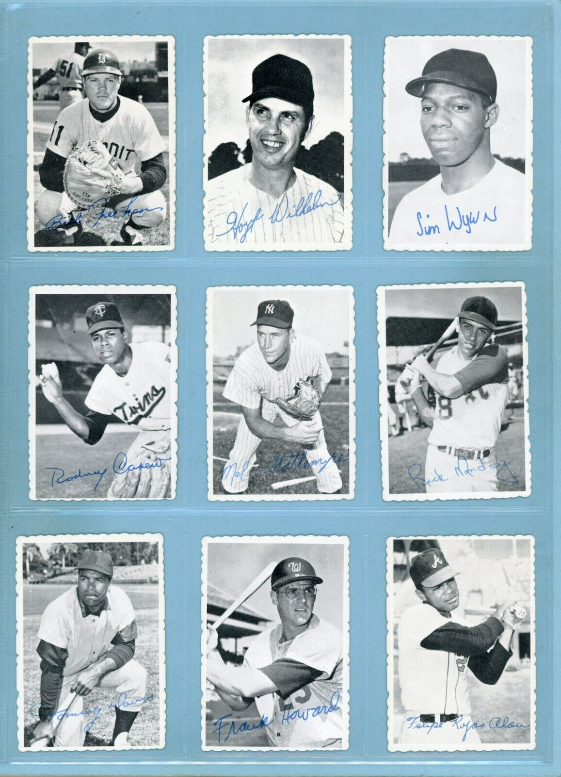 1969 Topps Deckle Edge Complete Set of 33 + 1 Variation Baseball Cards Ex/Mt