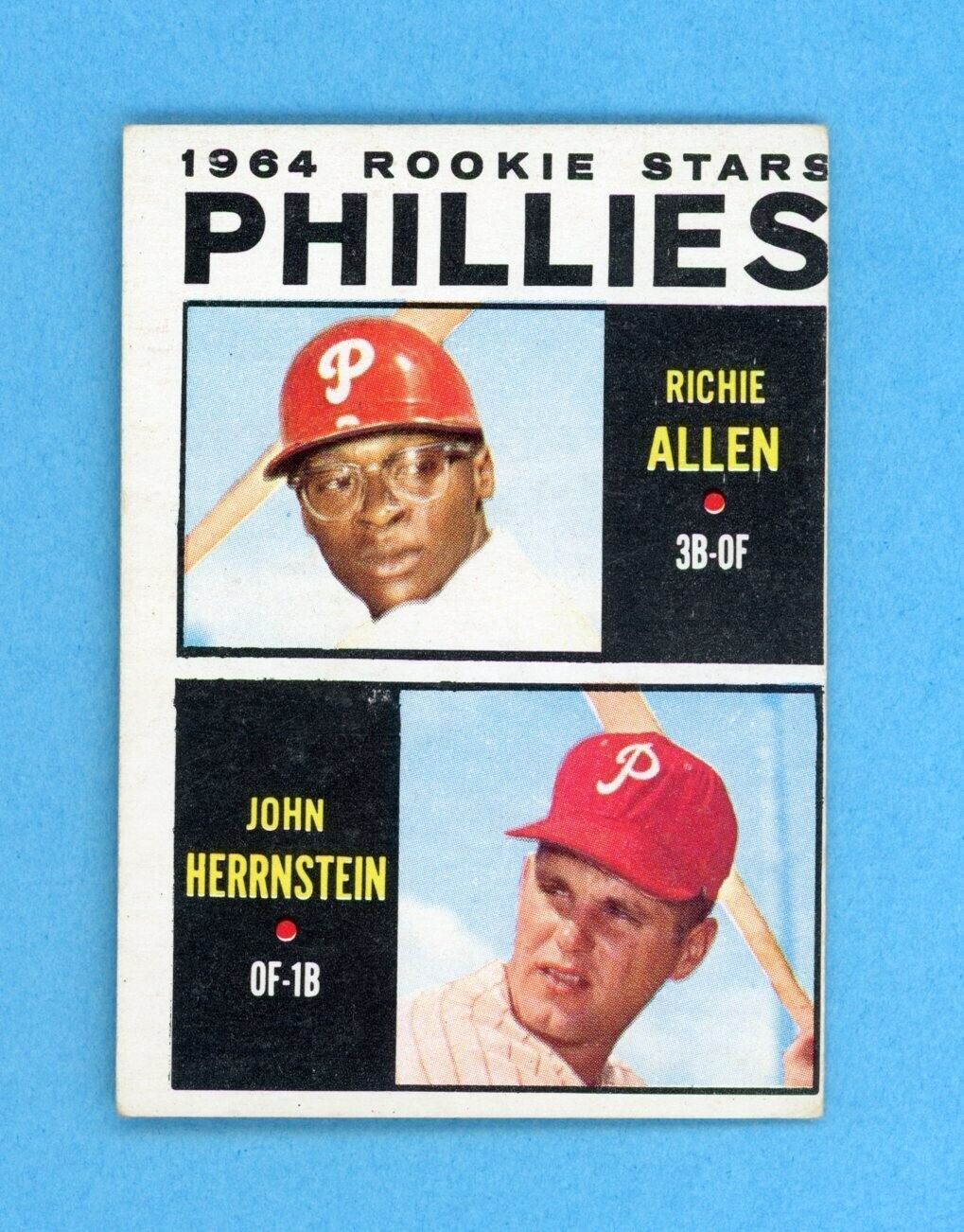 1964 Topps #243 Richie Allen Philadelphia Phillies Rookie Baseball Card EX o/c